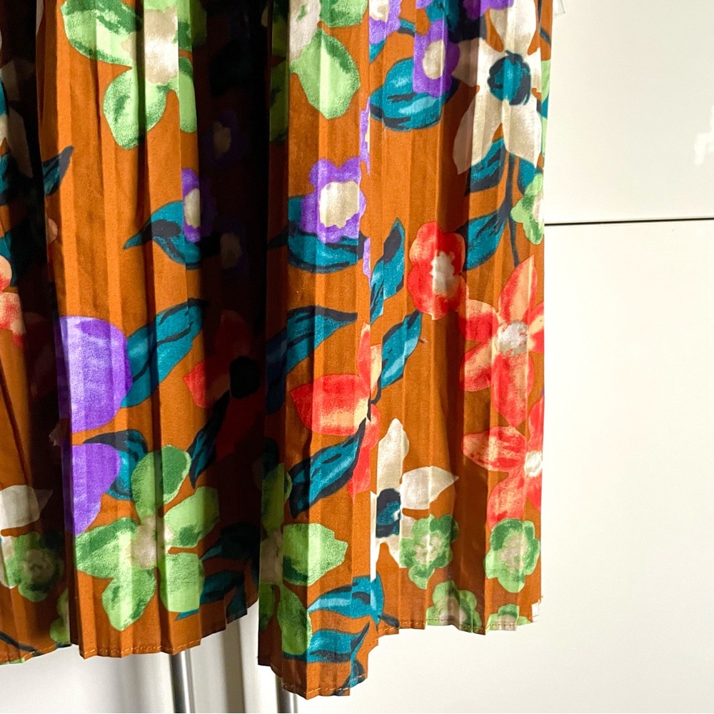 Current Air Floral Pleated Skirt Maxi Dress Size S NWT - Picture 14 of 14